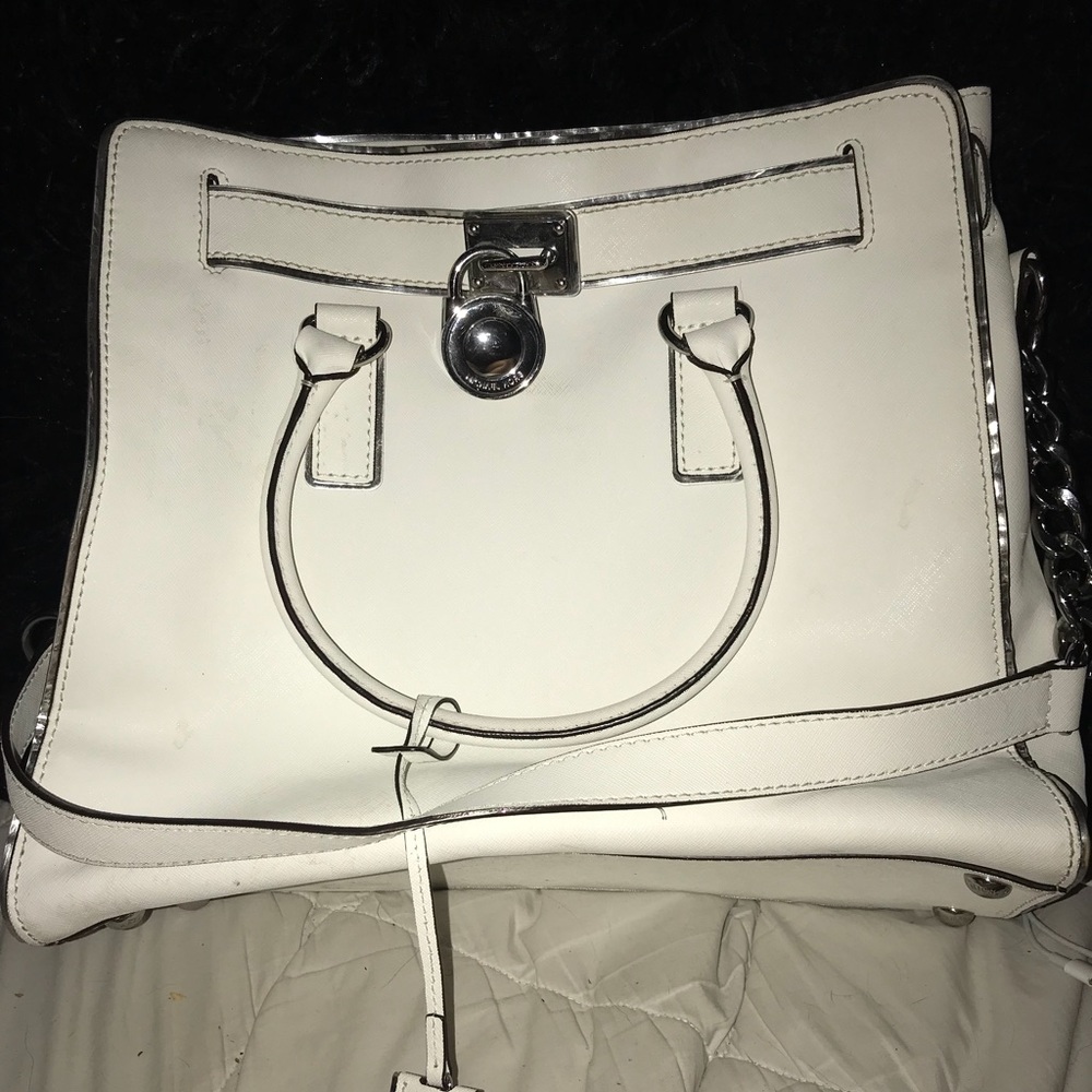 Sold ‼️ White Michael Kors Purse
